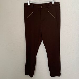 Lisa Rinna collection Pull On Zip Pants Size 12